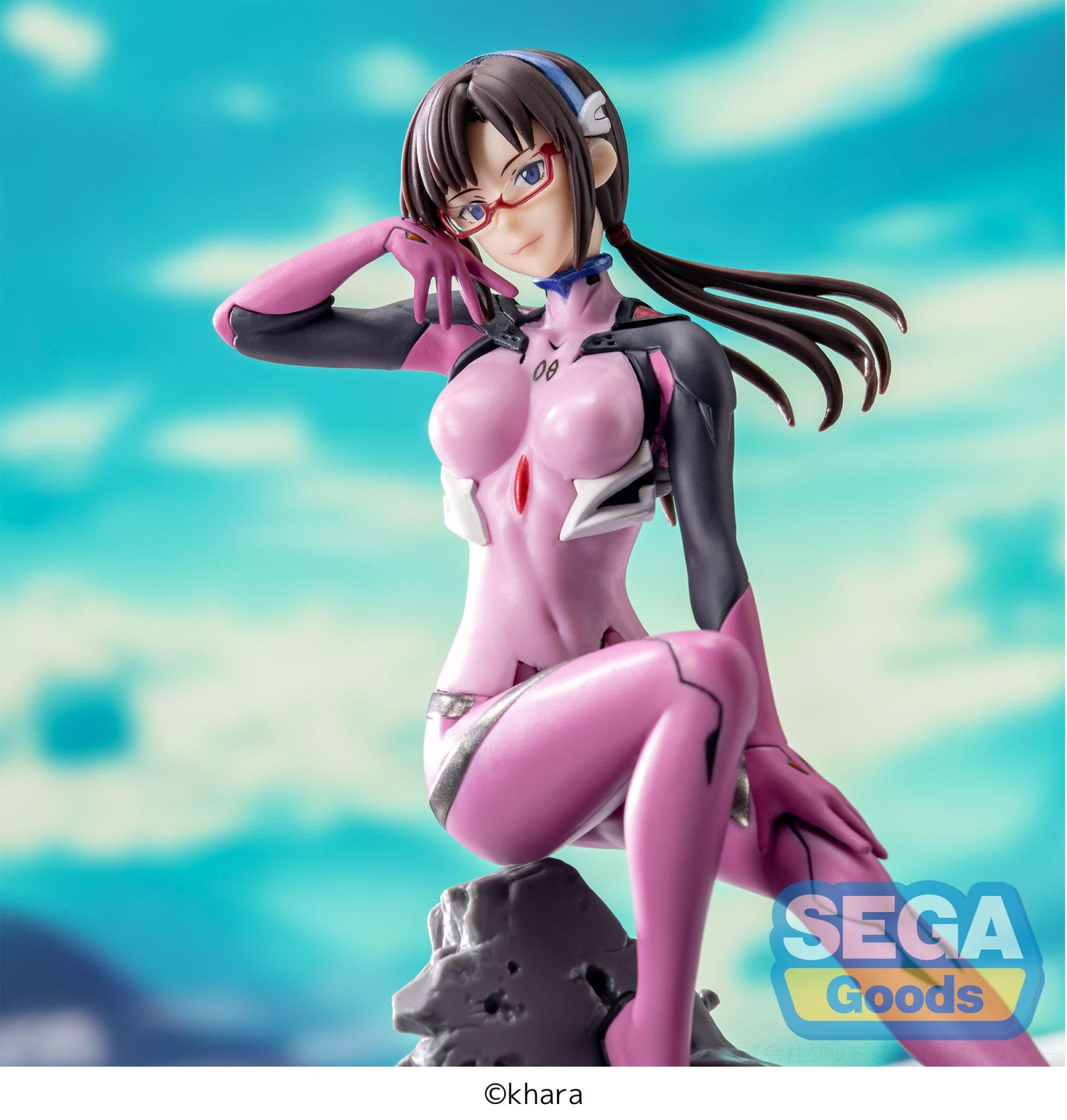 PRE ORDER Evangelion 3.0+1.0 Thrice Upon a Time: LUMINASTA VIGNETTEUM FIGURE - Mari Makinami Illustrious (30th Anniversary Version)