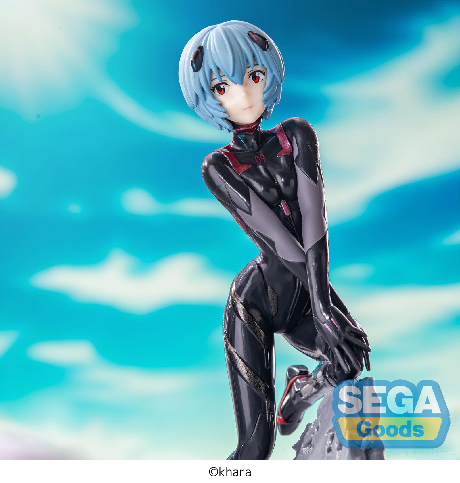 PRE ORDER Evangelion 3.0 + 1.0 Thrice Upon a Time: LUMINASTA VIGNETTEUM FIGURE - Rei Ayanami (30th Anniversary Version)