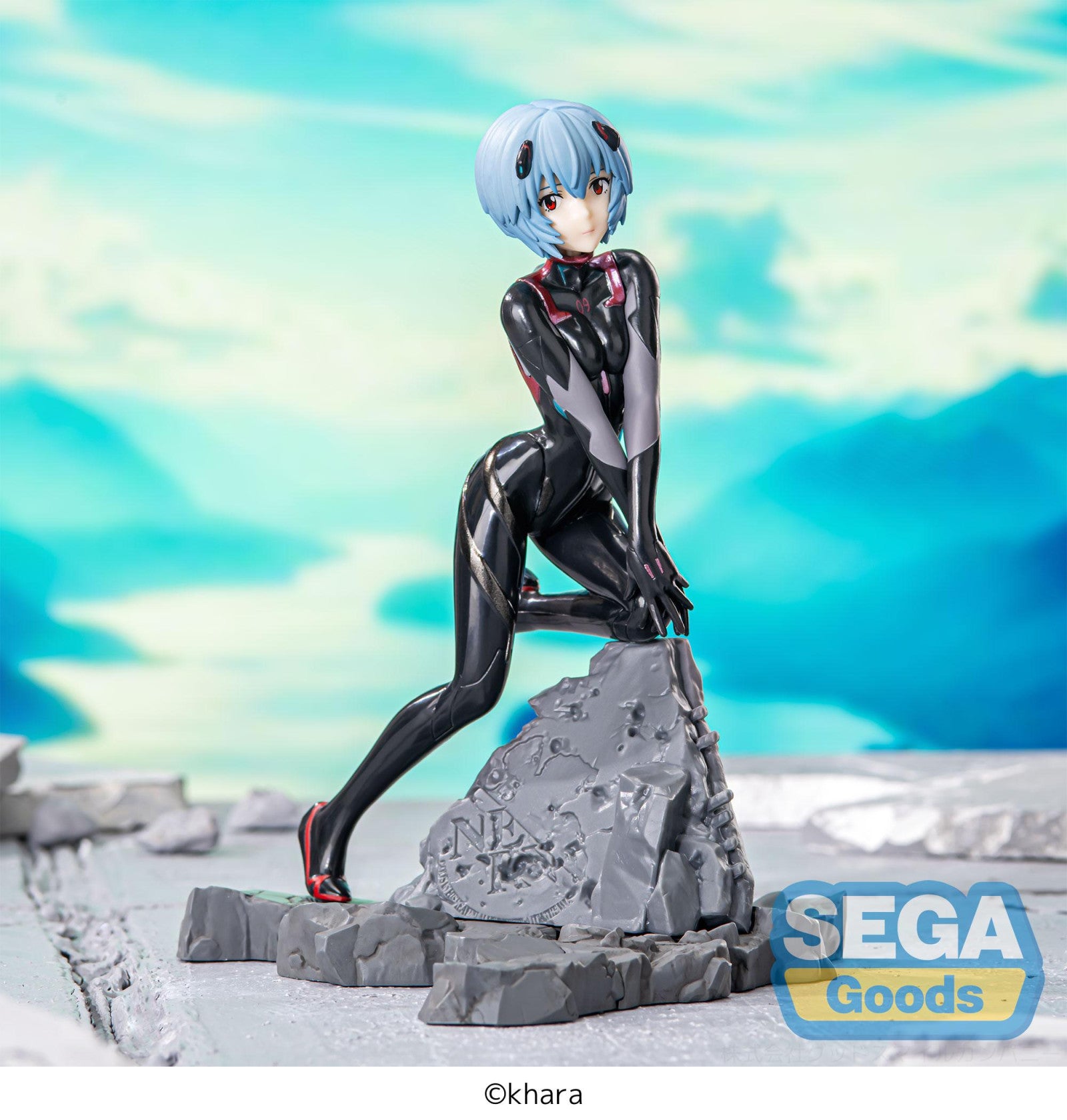 PRE ORDER Evangelion 3.0 + 1.0 Thrice Upon a Time: LUMINASTA VIGNETTEUM FIGURE - Rei Ayanami (30th Anniversary Version)