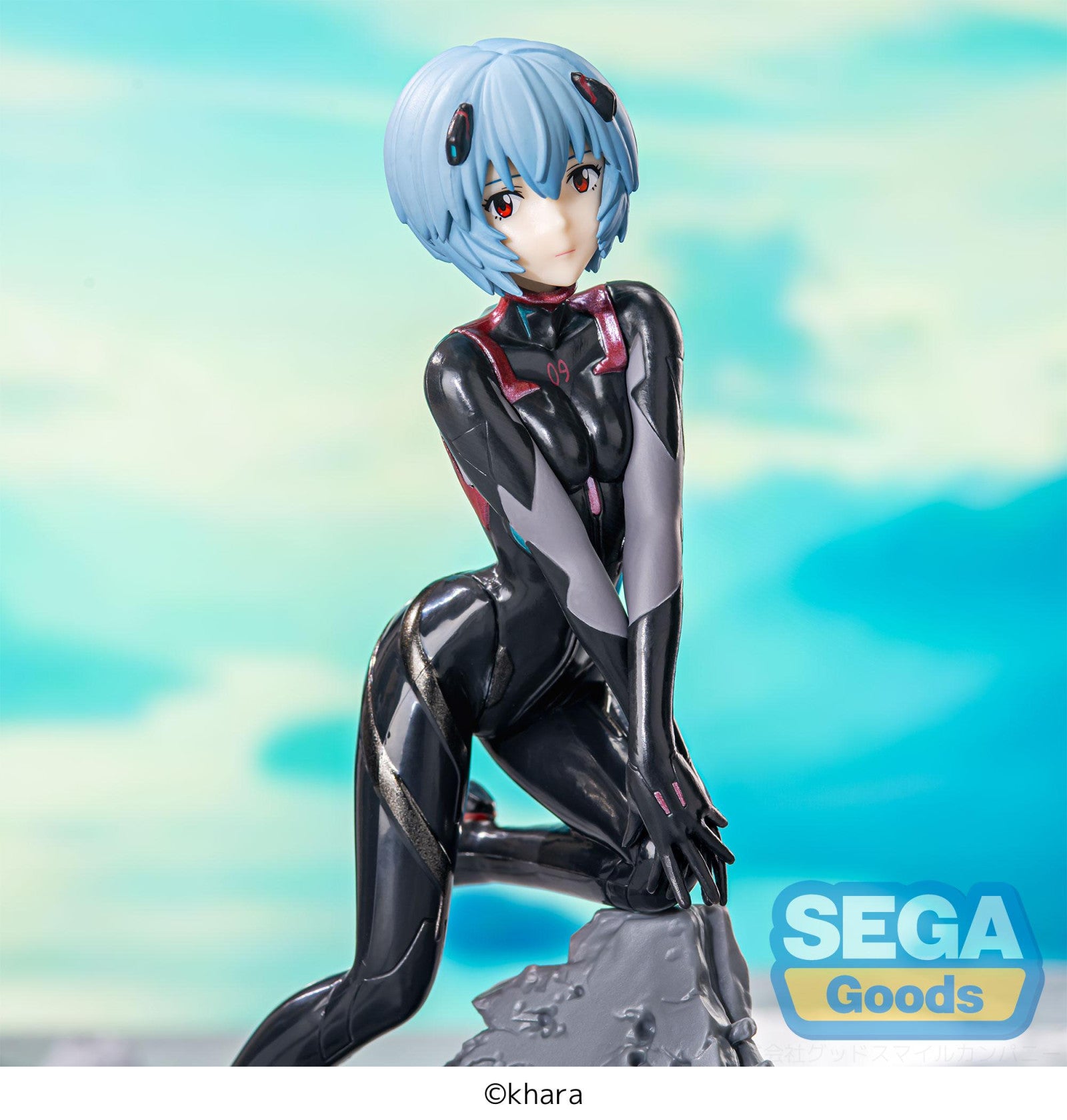 PRE ORDER Evangelion 3.0 + 1.0 Thrice Upon a Time: LUMINASTA VIGNETTEUM FIGURE - Rei Ayanami (30th Anniversary Version)