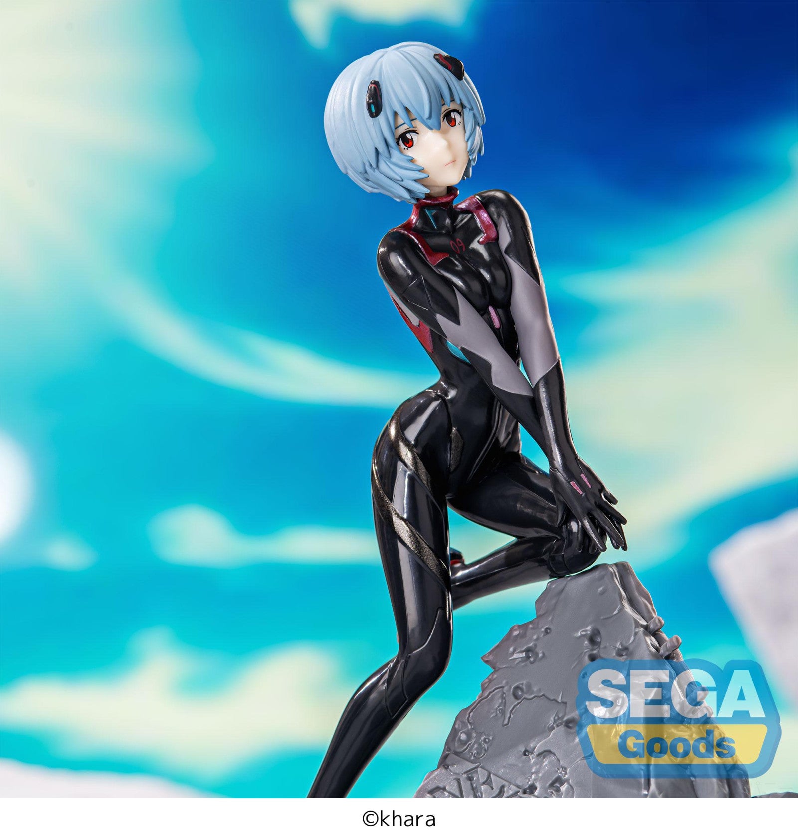 PRE ORDER Evangelion 3.0 + 1.0 Thrice Upon a Time: LUMINASTA VIGNETTEUM FIGURE - Rei Ayanami (30th Anniversary Version)