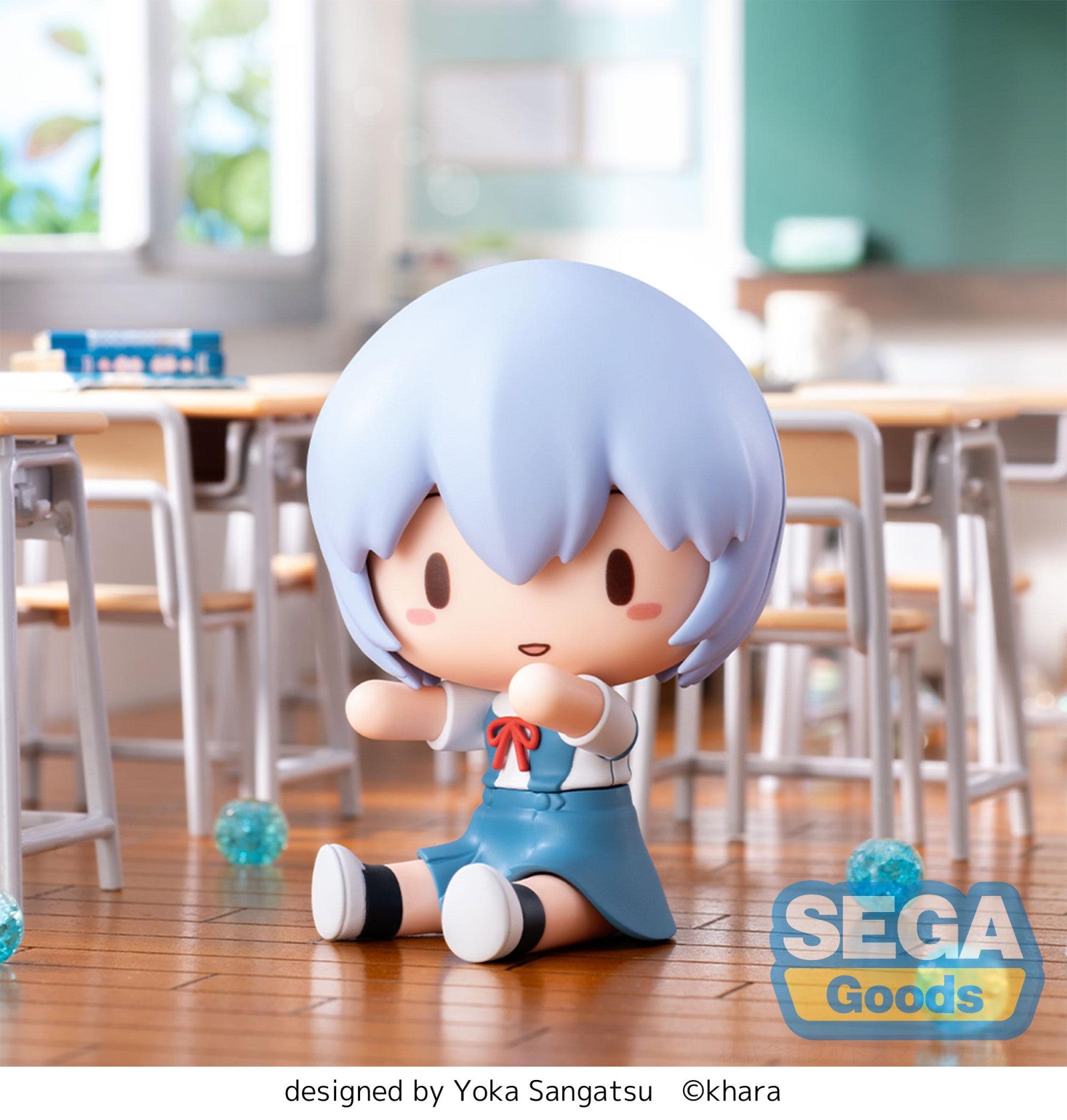 PRE ORDER Evangelion: FUWAPETIT CHIBI FIGURE - Rei Ayanami