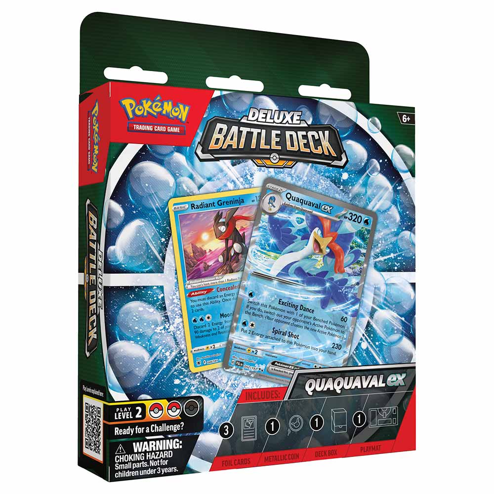 Pokemon: Quaquaval ex & Meowscarada ex - Deluxe Battle Deck (Set of 2)