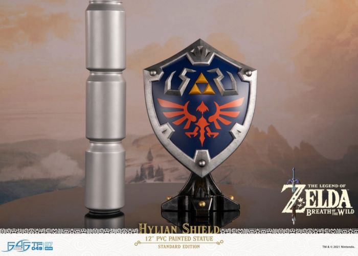 The Legend of Zelda: Breath of the Wild - Hylian Shield 12” PVC Statue (Standard Version)