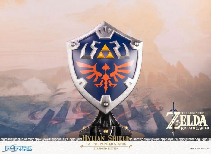 The Legend of Zelda: Breath of the Wild - Hylian Shield 12” PVC Statue (Standard Version)