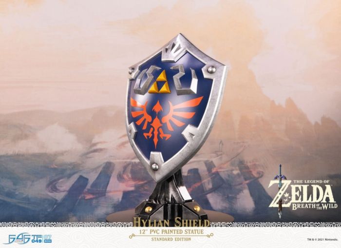 The Legend of Zelda: Breath of the Wild - Hylian Shield 12” PVC Statue (Standard Version)