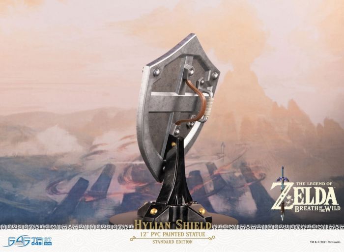The Legend of Zelda: Breath of the Wild - Hylian Shield 12” PVC Statue (Standard Version)