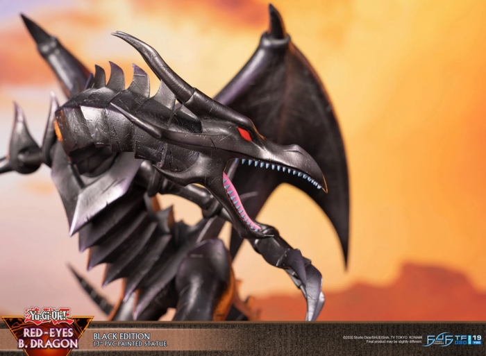 Yu-Gi-Oh! - Red Eyes B. Dragon (Black Edition) 13" PVC Statue