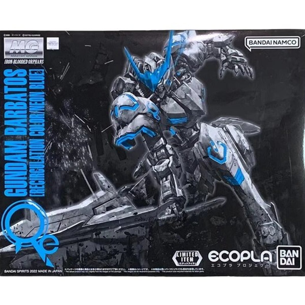 MG 1/100 ECOPLA: Mobile Suit Gundam IBO - ASW-G-08 Gundam Barbatos (Neon Blue Ver.)
