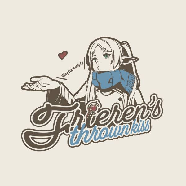 Frieren: Beyond Journey's End: T-Shirt - Frieren's Thrown Kiss (L)