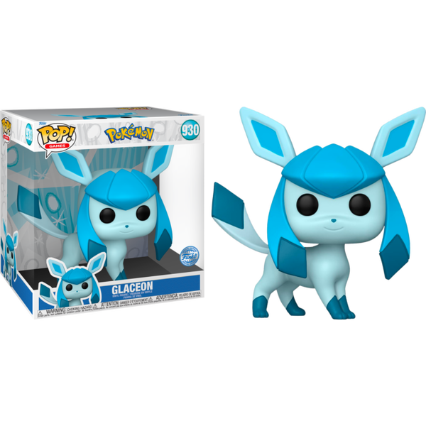 Pokemon - Glaceon 10" Jumbo Pop! Vinyl Figure