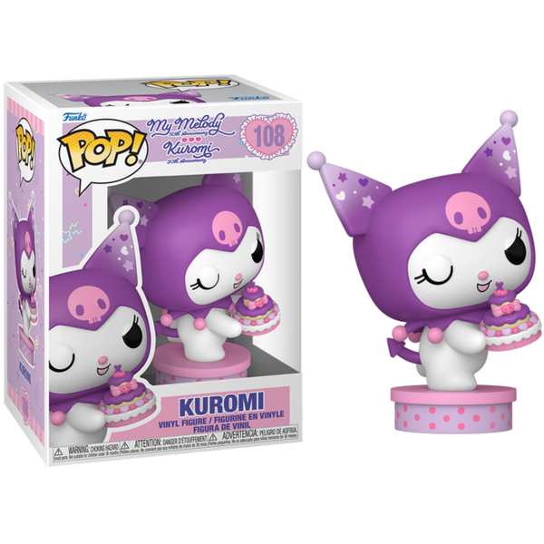 Hello Kitty & Friends - Kuromi with Cake 20th Anniversary Pop! Vinyl Figure