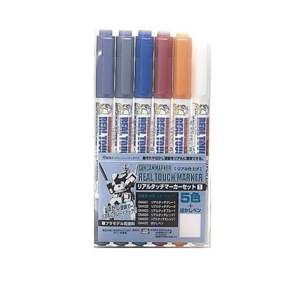 Gundam Real Touch Marker Set 1 (6 Markers)