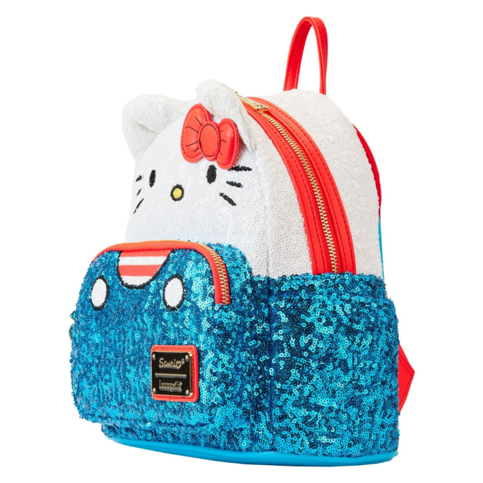 Sanrio - Hello Kitty Sequin 10" Faux Leather Mini Backpack