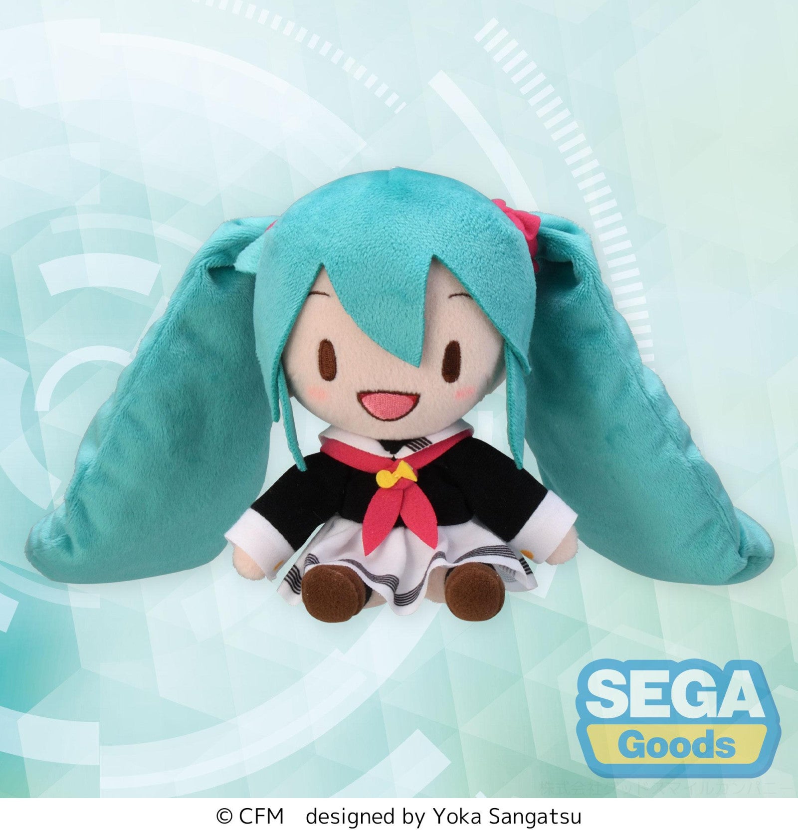 PRE ORDER Hatsune Miku: FUWA PETIT MINI PLUSH - Uniform Miku