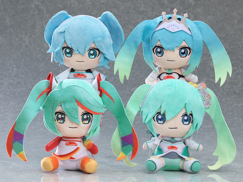 PRE ORDER Hatsune Miku GT Project 15th Anniversary: COMMEMORATIVE PLUSHIE - Racing Miku (2014 Version)