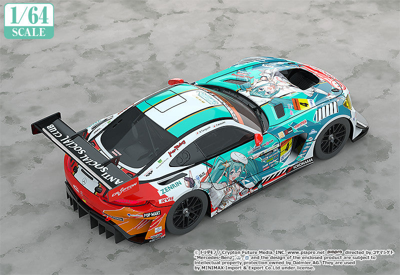 GT Project Good Smile Racing: HATSUNE MIKU AMG  1/64 SCALE - 2023 Season Opening Version 1/64 Scale
