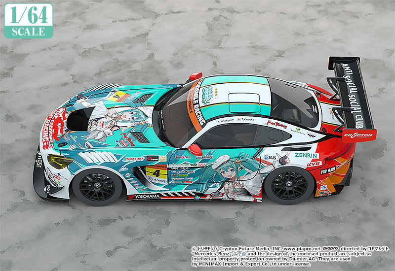 GT Project Good Smile Racing: HATSUNE MIKU AMG  1/64 SCALE - 2023 Season Opening Version 1/64 Scale