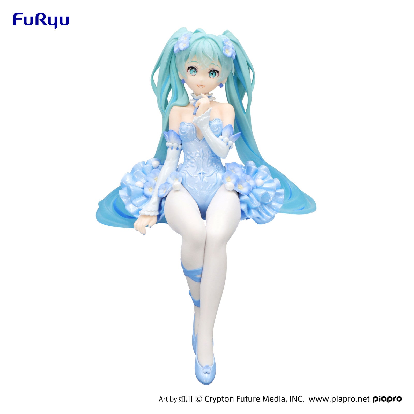 PRE ORDER Hatsune Miku: NOODLE STOPPER FIGURE - Flower Fairy Nemophila (Pale Blue Colour Version)