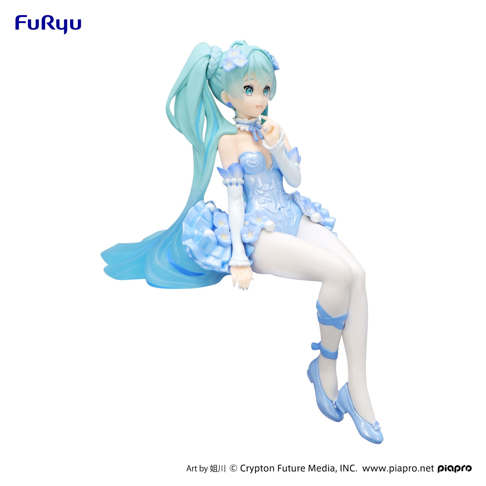 PRE ORDER Hatsune Miku: NOODLE STOPPER FIGURE - Flower Fairy Nemophila (Pale Blue Colour Version)