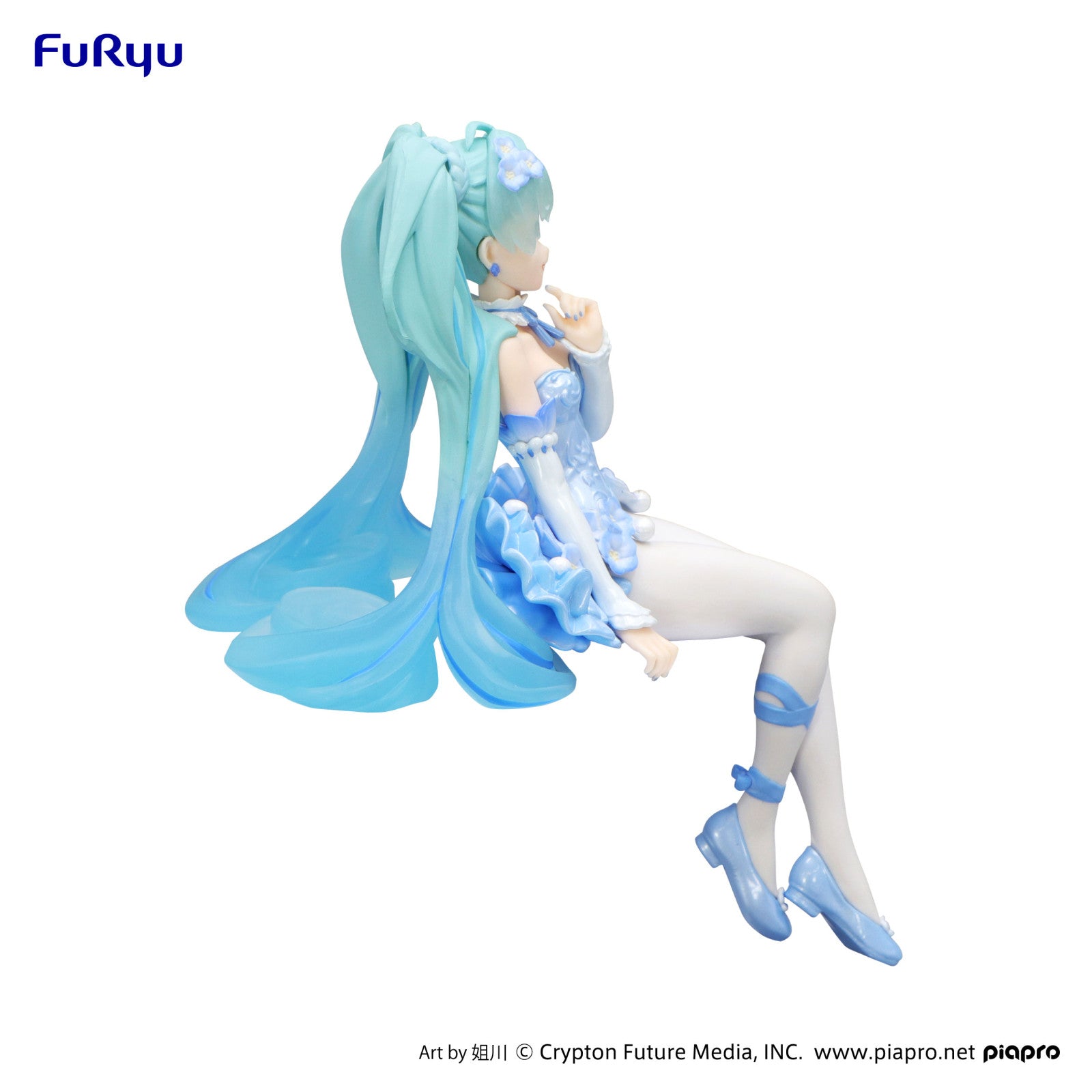 PRE ORDER Hatsune Miku: NOODLE STOPPER FIGURE - Flower Fairy Nemophila (Pale Blue Colour Version)