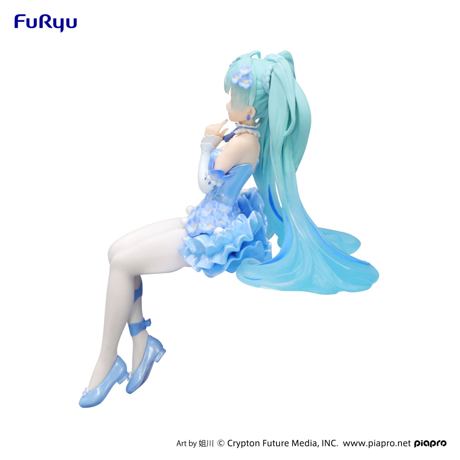 PRE ORDER Hatsune Miku: NOODLE STOPPER FIGURE - Flower Fairy Nemophila (Pale Blue Colour Version)