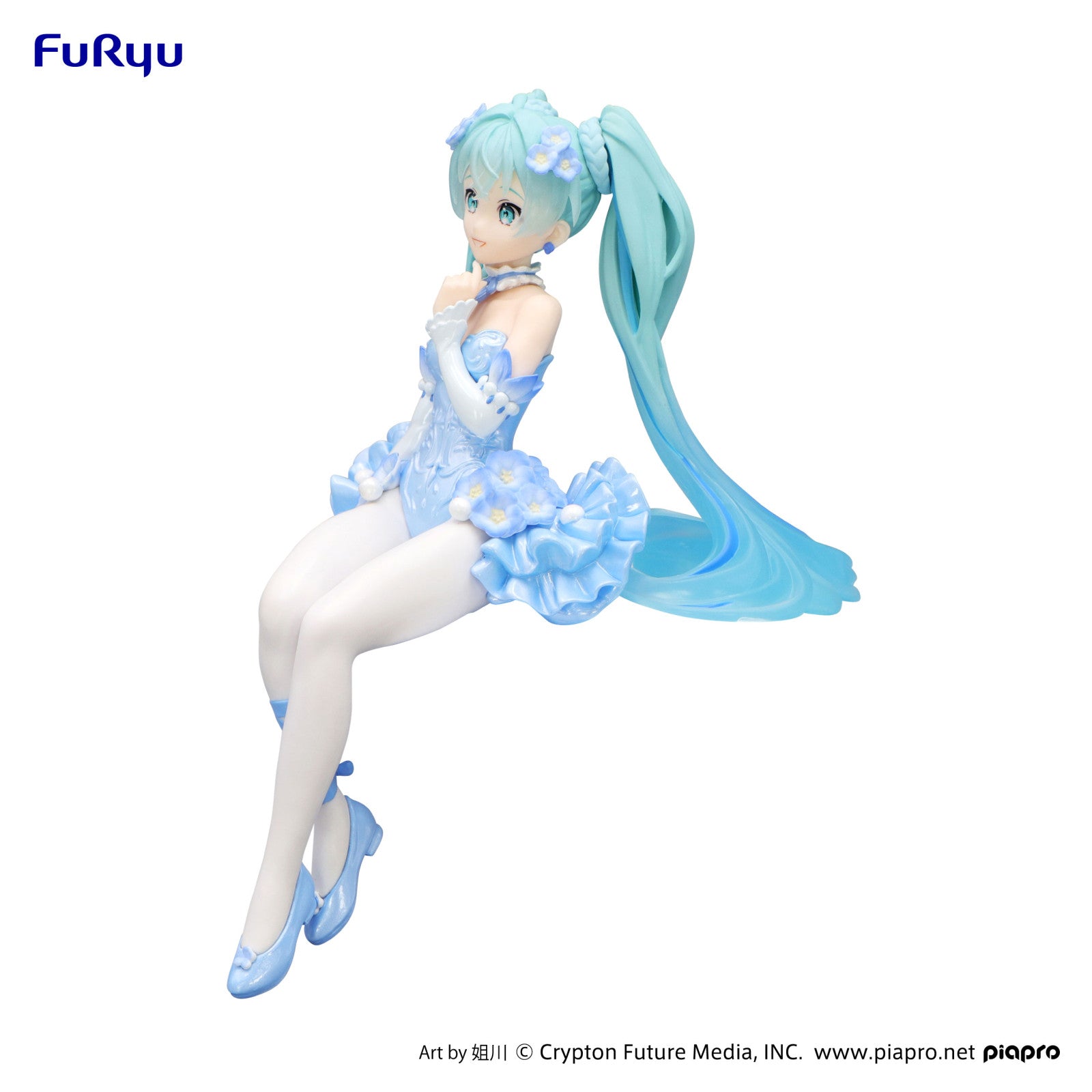 PRE ORDER Hatsune Miku: NOODLE STOPPER FIGURE - Flower Fairy Nemophila (Pale Blue Colour Version)