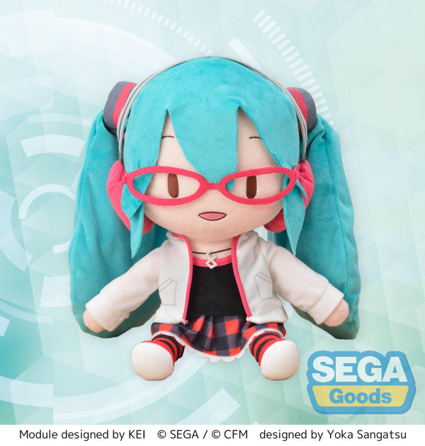 PRE ORDER Hatsune Miku Project DIVA Arcade Future Tone: FUWA PETIT LL SIZE PLUSH - Hatsune Miku (Natural)