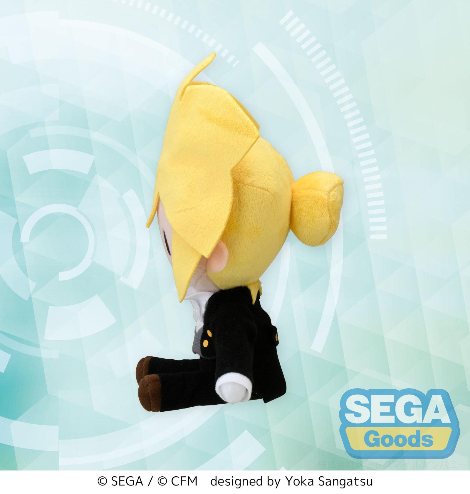 PRE ORDER Hatsune Miku Project DIVA Arcade Future Tone: FUWA PETIT MINI PLUSH - Kagamine Len (Butler Version)