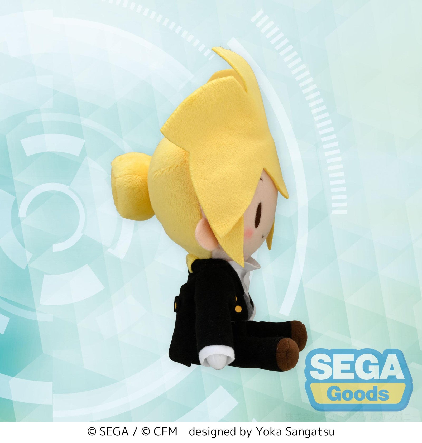 PRE ORDER Hatsune Miku Project DIVA Arcade Future Tone: FUWA PETIT MINI PLUSH - Kagamine Len (Butler Version)