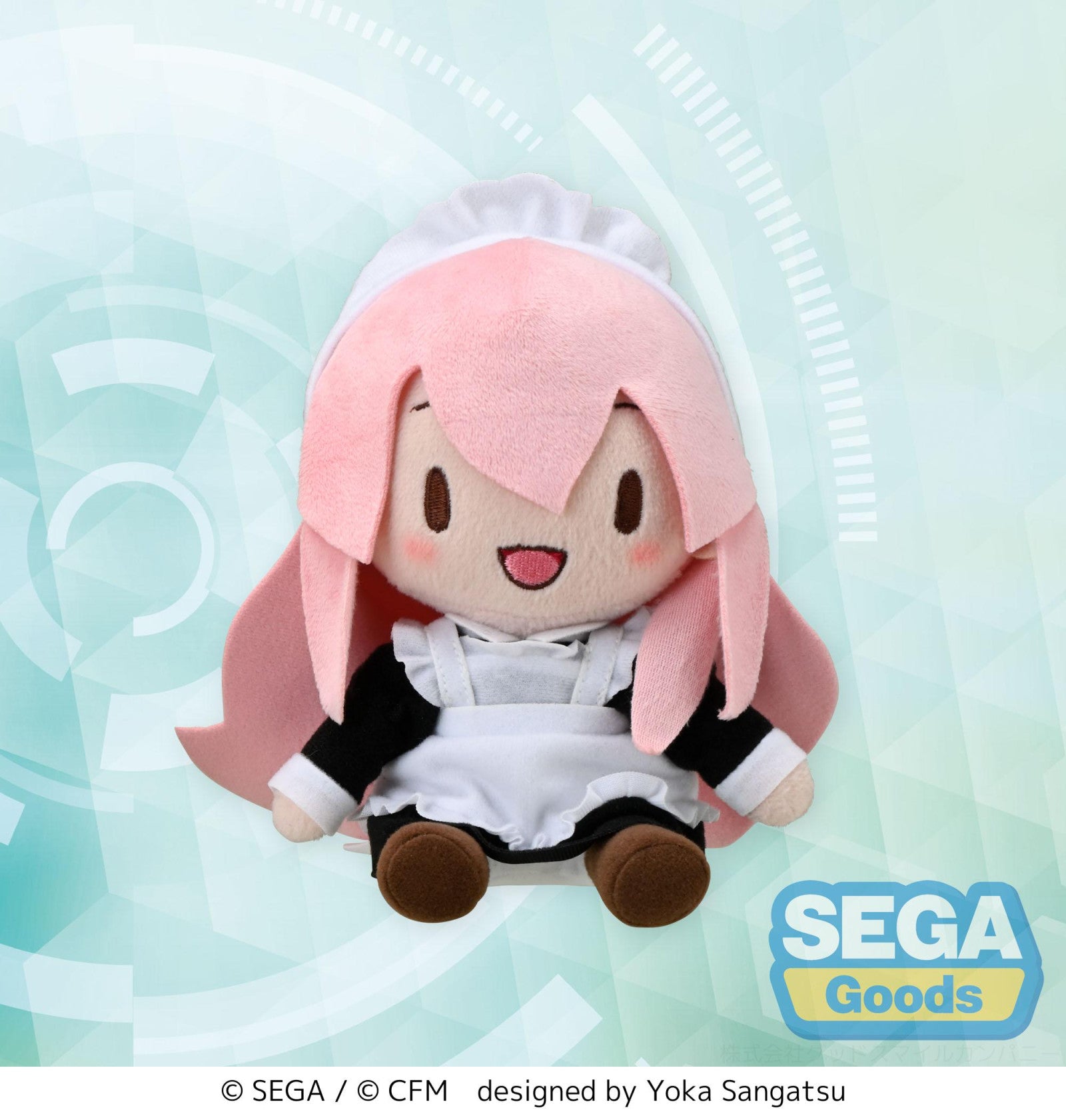 PRE ORDER Hatsune Miku Project DIVA Arcade Future Tone: FUWA PETIT MINI PLUSH EX - Megurine Luka (Maid Version)