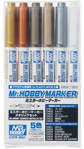 Mr.Hobby Marker Metallic Set
