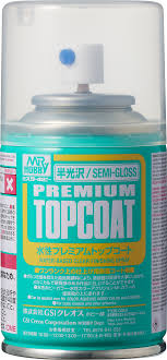 Mr Hobby (Gunze) B602 Mr Premium Top Coat Semi Gloss Spray