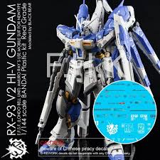 G-REWORK Decal RG36 RG Hi-Nu Gundam