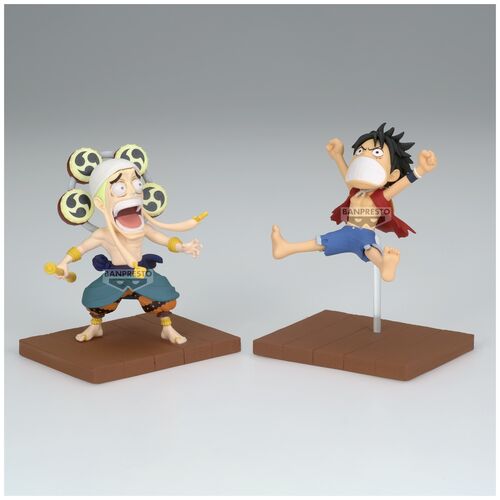 PRE ORDER One Piece: WORLD COLLECTIBLE FIGURE LOG STORIES - Luffy & Enel