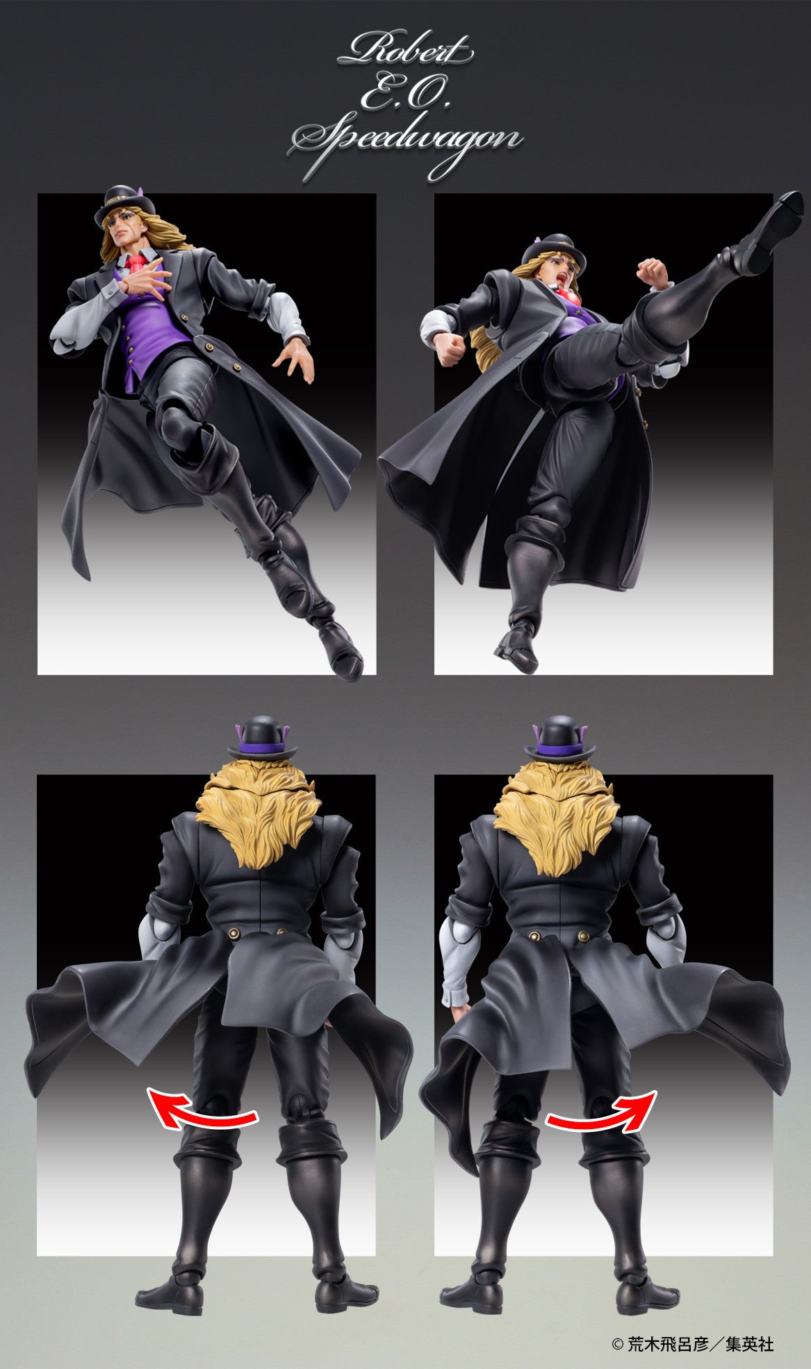 Jojo's Bizarre Adventure Part 1 Phantom Blood: CHOZOKADO FIGURE - Robert E. O. Speedwagon