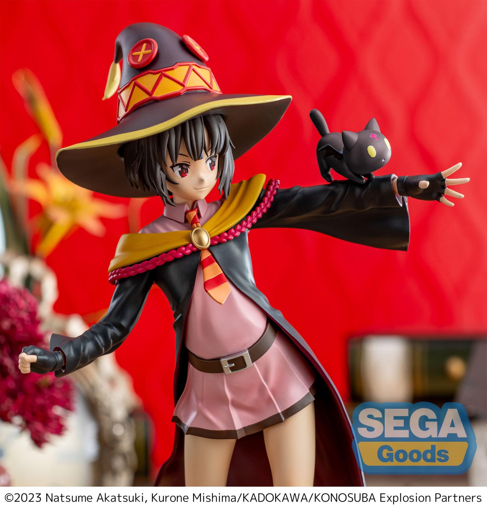 Konosuba an Explosion on this Wonderful World! LUMINASTA FIGURE - Megumin with Chomusuke