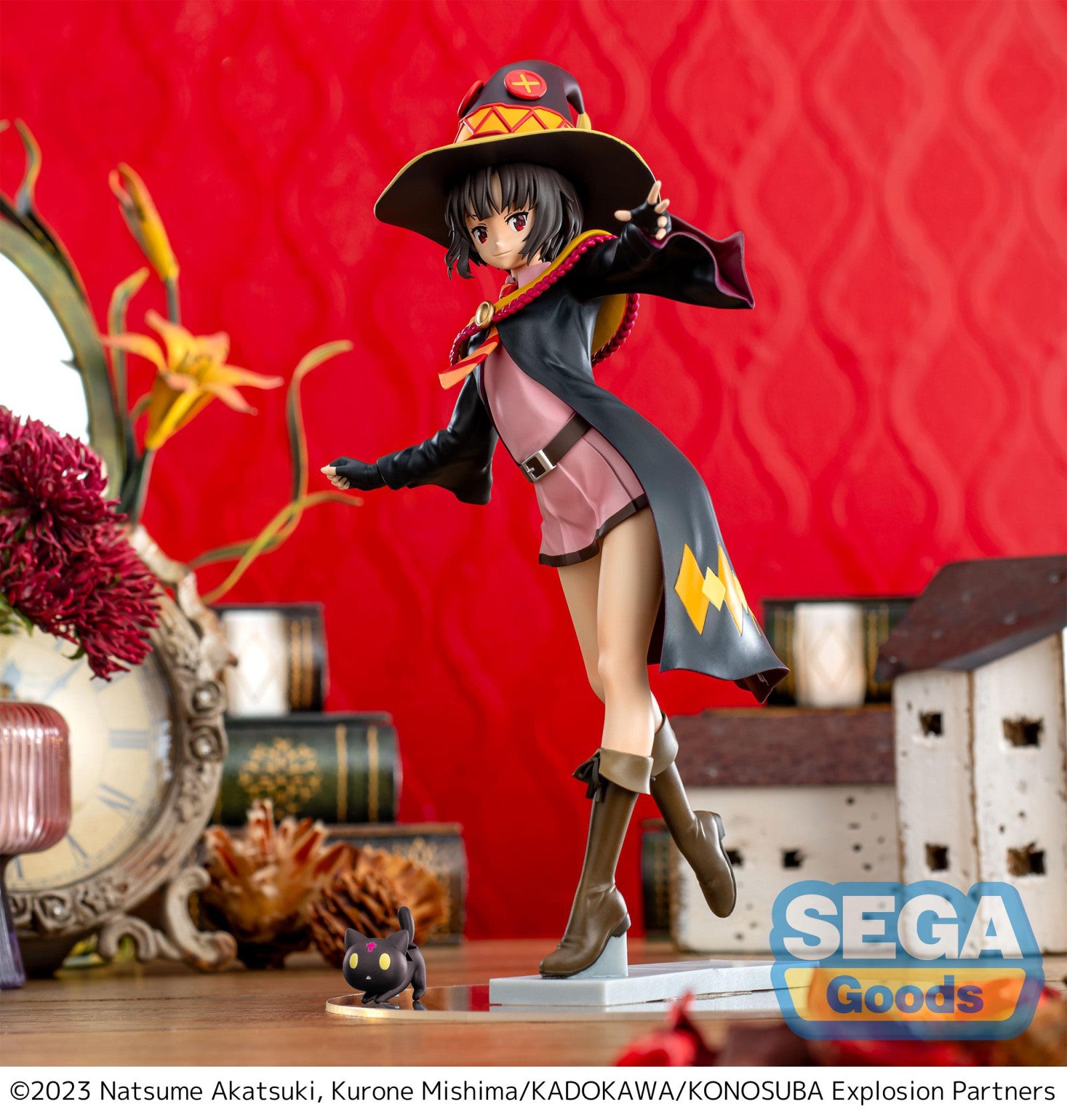 Konosuba an Explosion on this Wonderful World! LUMINASTA FIGURE - Megumin with Chomusuke