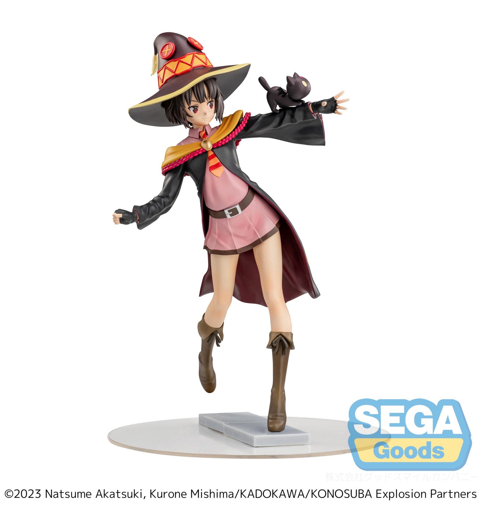 Konosuba an Explosion on this Wonderful World! LUMINASTA FIGURE - Megumin with Chomusuke