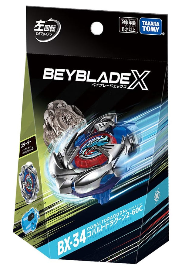 Beyblade: Cobalt Dragoon 2-60C Beyblade X Starter BX-34