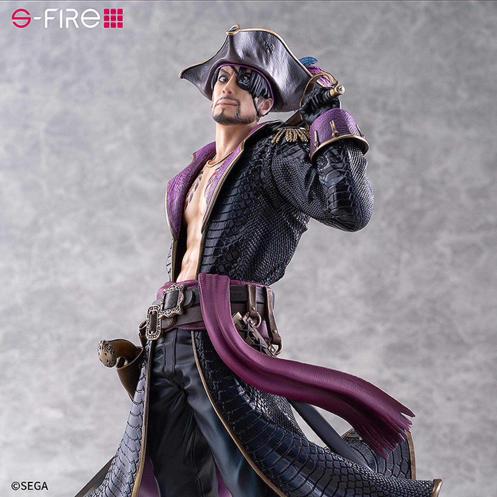 PRE ORDER Like a Dragon, Pirate Yakuza in Hawaii: 1/7 SCALE S-FIRE FIGURE - Goro Majima/ Captain Majima