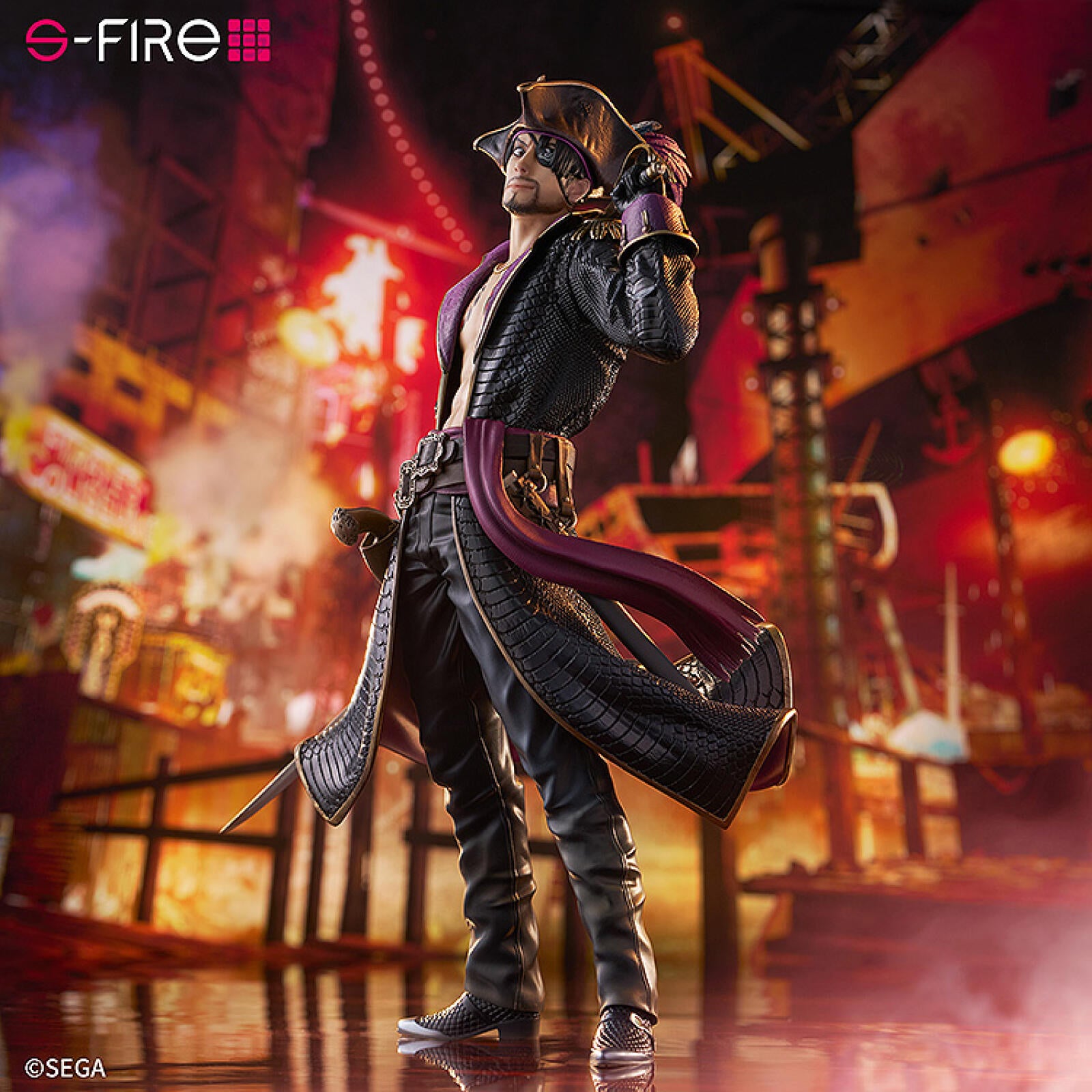 PRE ORDER Like a Dragon, Pirate Yakuza in Hawaii: 1/7 SCALE S-FIRE FIGURE - Goro Majima/ Captain Majima