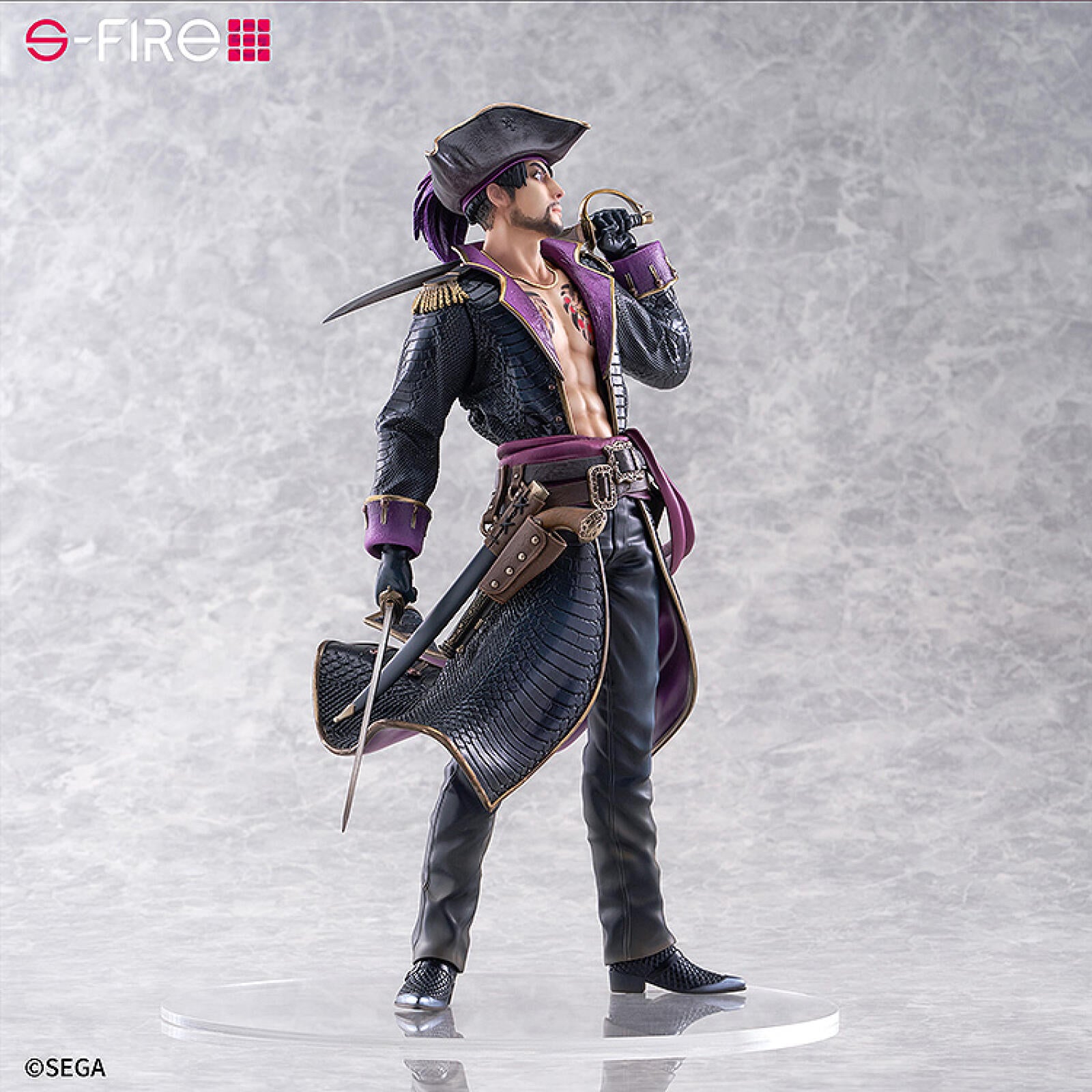 PRE ORDER Like a Dragon, Pirate Yakuza in Hawaii: 1/7 SCALE S-FIRE FIGURE - Goro Majima/ Captain Majima