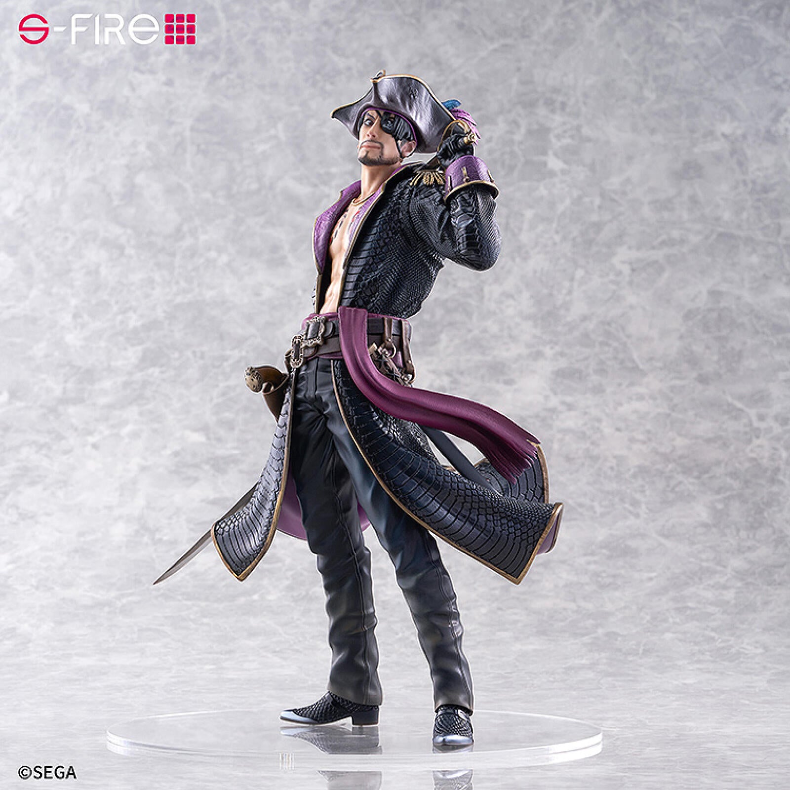 PRE ORDER Like a Dragon, Pirate Yakuza in Hawaii: 1/7 SCALE S-FIRE FIGURE - Goro Majima/ Captain Majima