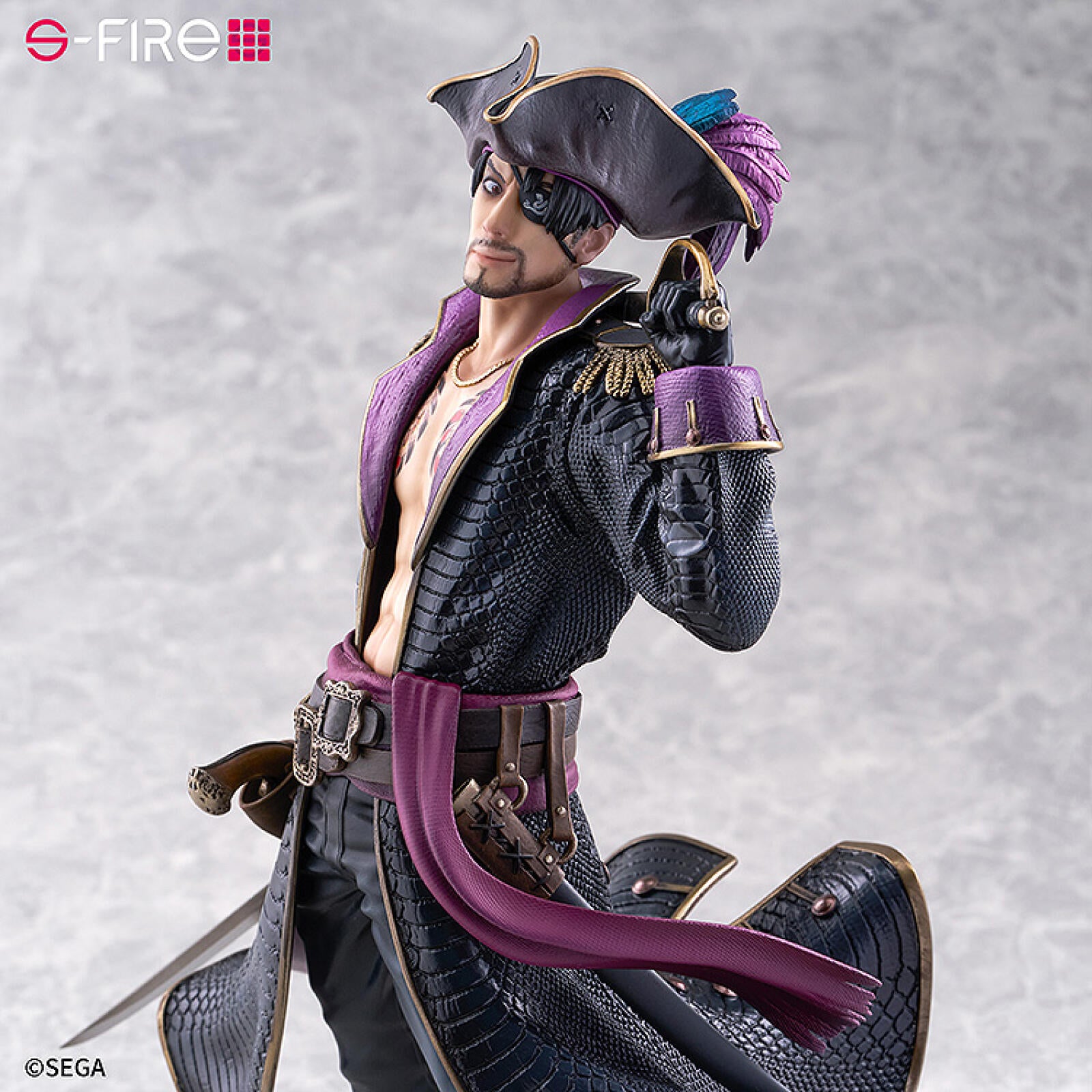 PRE ORDER Like a Dragon, Pirate Yakuza in Hawaii: 1/7 SCALE S-FIRE FIGURE - Goro Majima/ Captain Majima