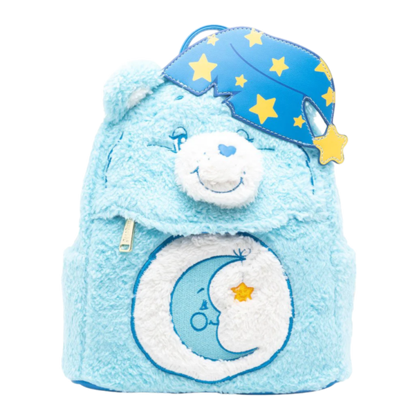 Care Bears - Bedtime Bear Plush Cosplay 10" Faux Leather Mini Backpack