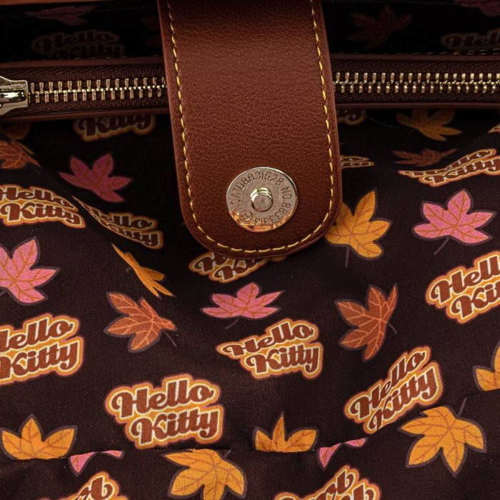 Hello Kitty - Pumpkin Spice Latte Wave 11” Faux Leather Crossbody Bag