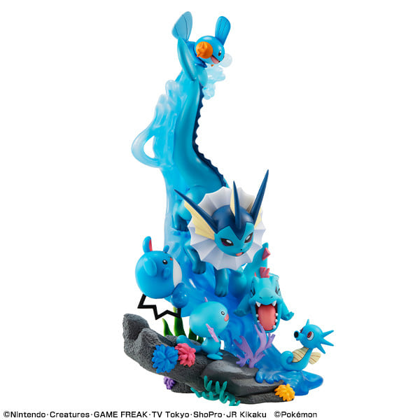 MegaHouse G.E.M. EX Pokemon Water Type/Dive To Blue PVC Figure