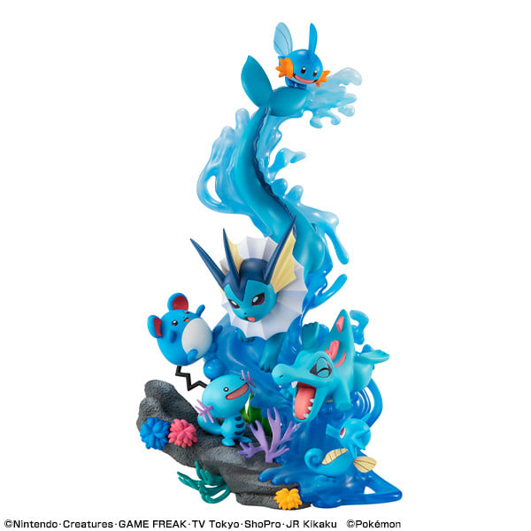 MegaHouse G.E.M. EX Pokemon Water Type/Dive To Blue PVC Figure