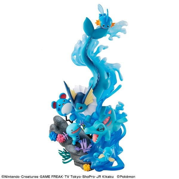 MegaHouse G.E.M. EX Pokemon Water Type/Dive To Blue PVC Figure